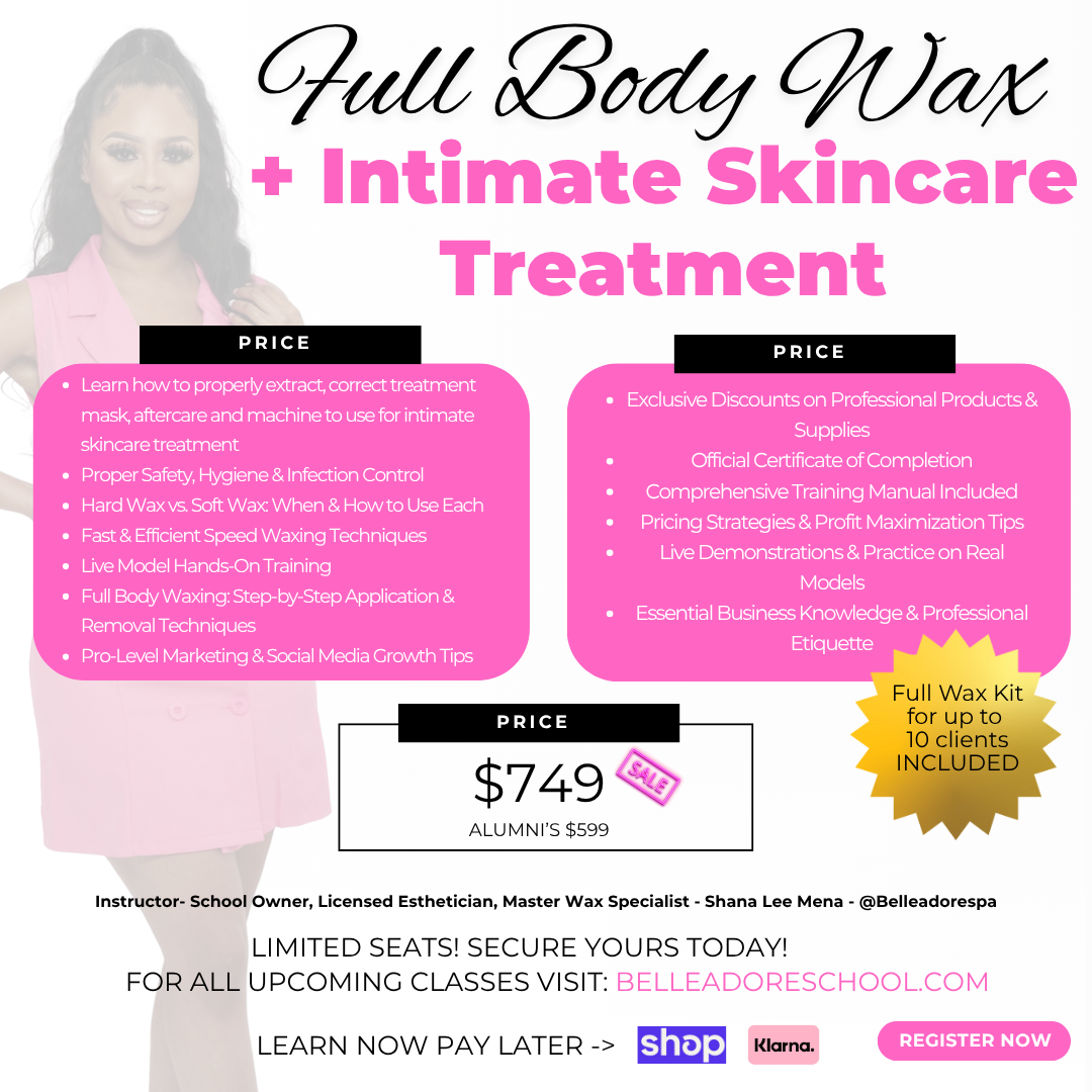 Advanced Full Body Wax Masterclass + Intimate Skincare Treatment