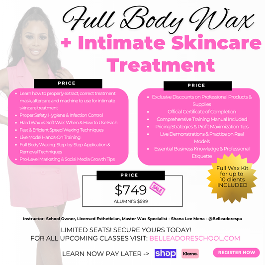 Advanced Full Body Wax Masterclass + Intimate Skincare Treatment