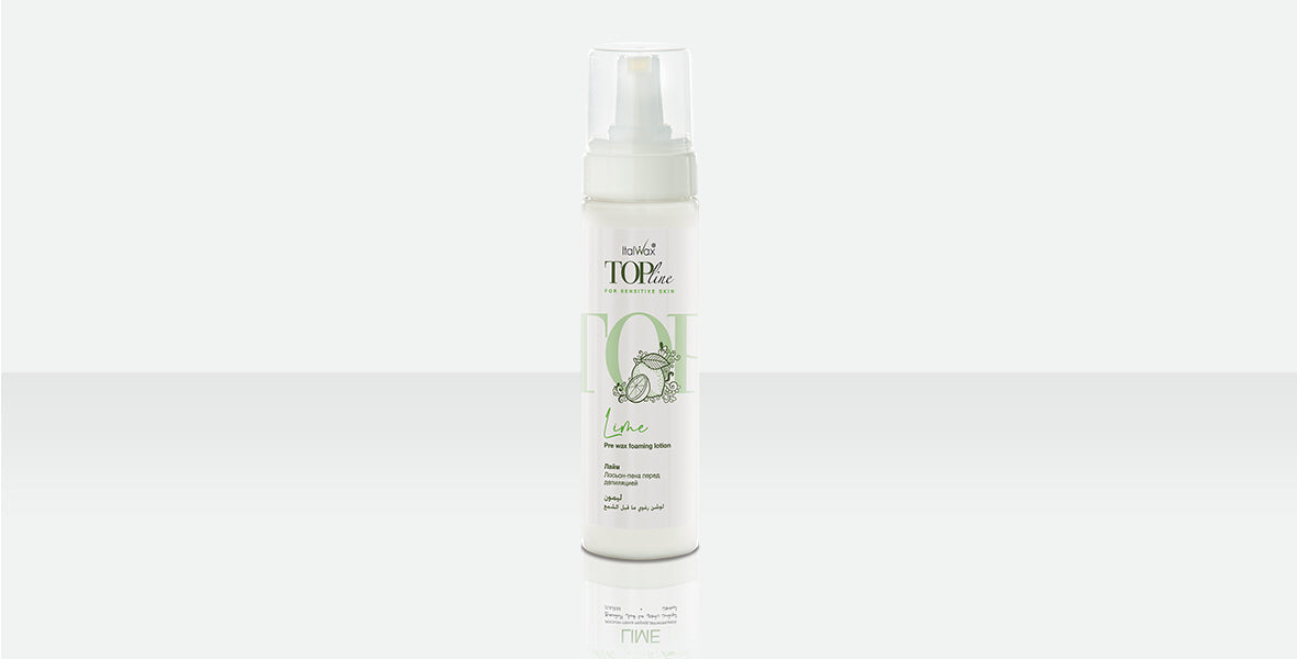 ITALWAX TOP LINE – PRE WAX FOAMING LOTION LIME